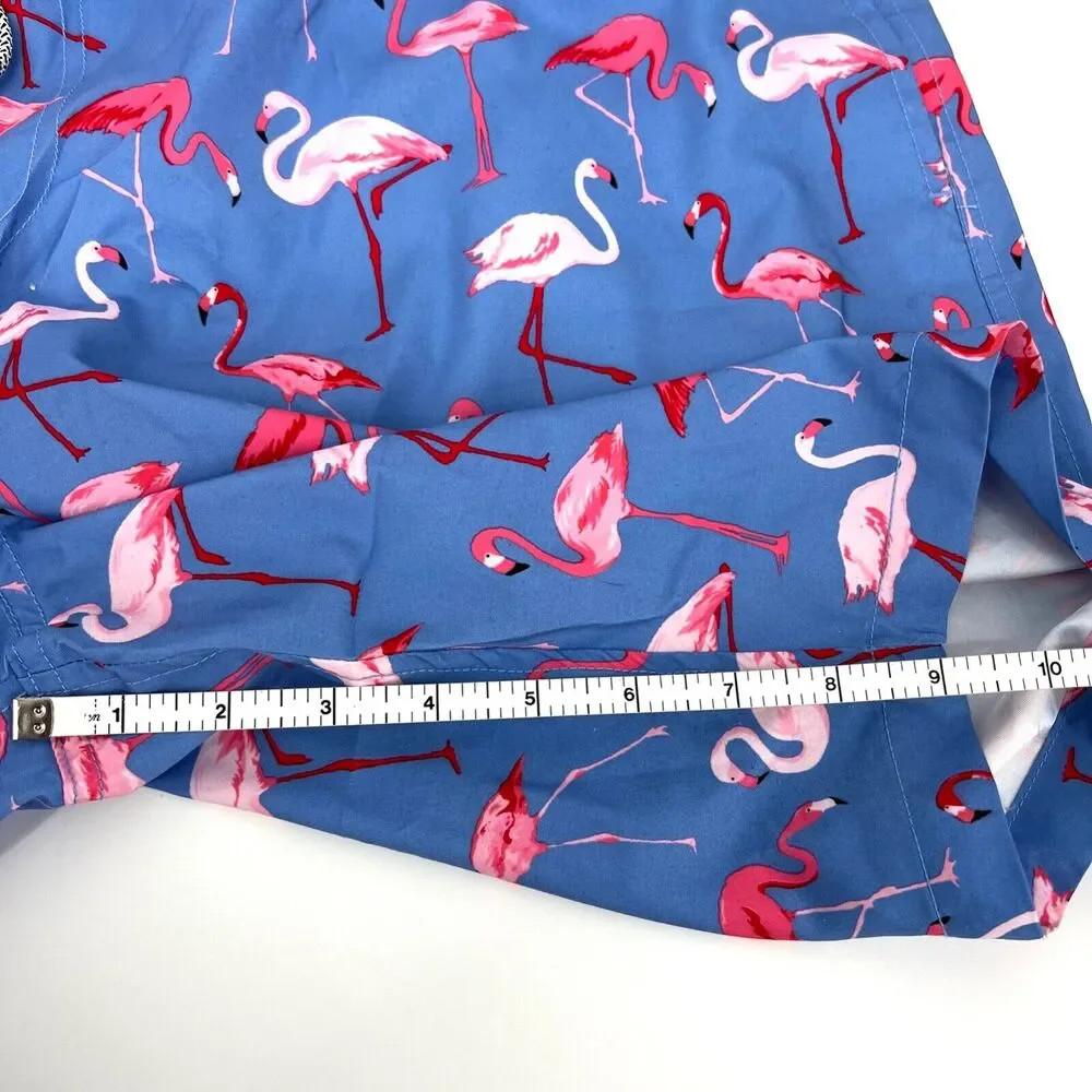 MaaMgic Mens Swim Trunks Flamingo Print Size XXL